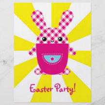 Lapin checkered de Kawaii Prospectus En Couleur