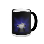 Lapin dans le chapeau magique mug à café