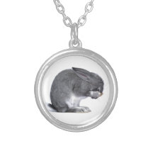 Lapin de désespoir colliers personnalisés