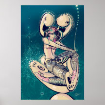 Lapin de équilibrage posters