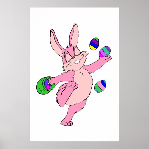 Lapin de Pâques Affiche