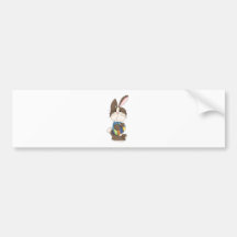 lapin de Pâques et oeuf de pâques mignons Adhésifs Pour Voiture