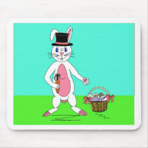 Lapin de Pâques Tapis De Souris