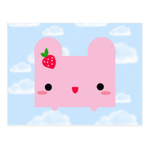 Lapin de tofu carte postale