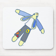 Lapin de vol tapis de souris