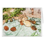 Lapins de novembre cartes de vœux