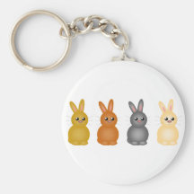 Lapins de Pâques Porte-clefs