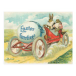 Lapins sur une commande de dimanche - cadeau de Pâ Carte Postale