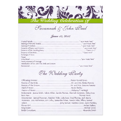 Vintage Wedding Letterhead, Custom Vintage Wedding Letterhead Templates