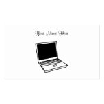 Laptop PC, Your Name Here Business Cards