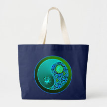 L'Aqua tourbillonne Yin Yang Sac