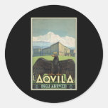 L'Aquila Degli Abruzzi Round Stickers