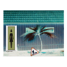 L'arbre en travaux carte postale