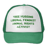 L'arbre étreignant des droits des animaux féminist casquette