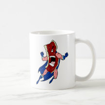 Lard de superhéros mug à café