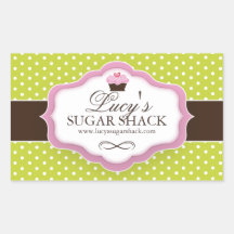 Large Bakery Packaging Stickers