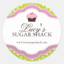 Large Bakery Packaging Stickers