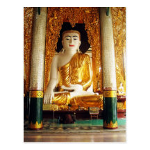Large Buddha Statue Post Card