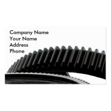 Large Cogwheel Business Card Template