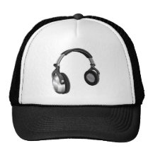 Large DJ Headphones Mesh Hat