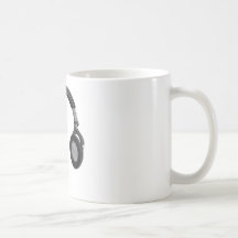Large DJ Headphones Mug