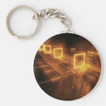 Large input logo keychain
