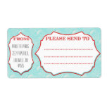 Large Mailing Labels Aqua Wave