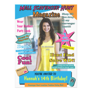 Scavenger Hunt Birthday Party on 14th Birthday T Shirts  14th Birthday Gifts  Cards  Posters  And Other