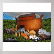 Large Noahs Ark Picture Print