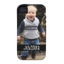 Large photo personalize your own black band casemate cases