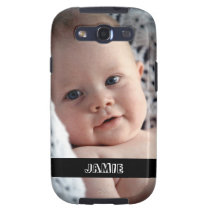 Large photo personalize your own black band casemate cases