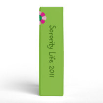 Large Pretty Girls Pink and Green Binder