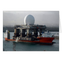 Large Radar Ship Greeting Cards