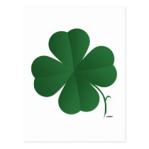 Large Shamrock postcards