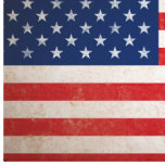 Large Vintage Grunge Style American Flag Canvas