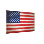 Large Vintage Grunge Style American Flag Canvas canvas prints