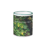 Large Yellow Lady's Slipper Coffee Mug