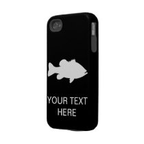 LARGEMOUTH BASS - CUSTOMIZABLE TOUGH IPHONE 4 COVERS