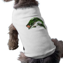 Largemouth Bass Dog Tee Shirt
