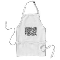 Largemouth Bass in the cattails Aprons