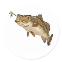 largemouth bass stickers