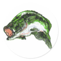 Largemouth Bass Stickers