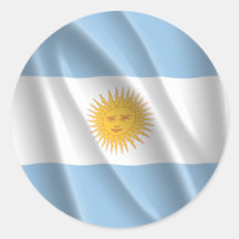 L'ARGENTINE ADHÉSIFS RONDS