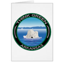 L'Arkansas polaire vert Carte