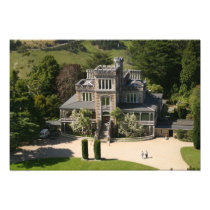 Larnach Castle, Dunedin, New Zealand - aerial