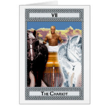 L'art de carte de tarot de char