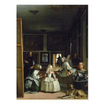 Las Meninas or The Family of Philip IV, c.1656 2 postcards