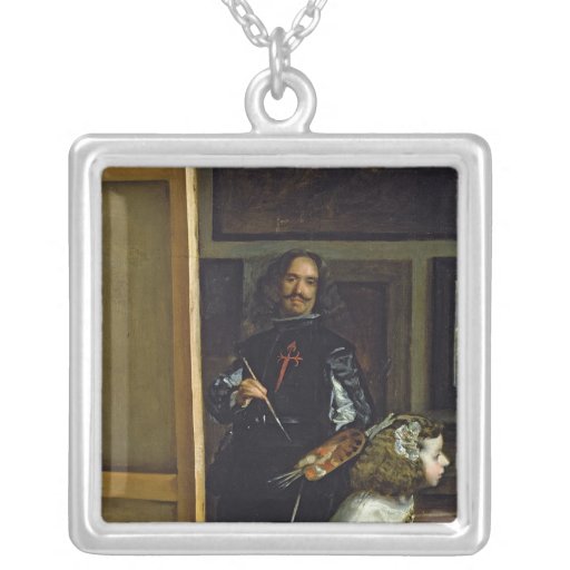 Las Meninas or The Family of Philip IV, c.1656 Custom Necklace