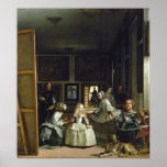 Las Meninas or The Family of Philip IV, c.1656 Posters