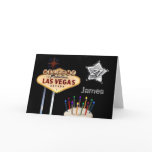 Las Vegas 21st Birthday Card